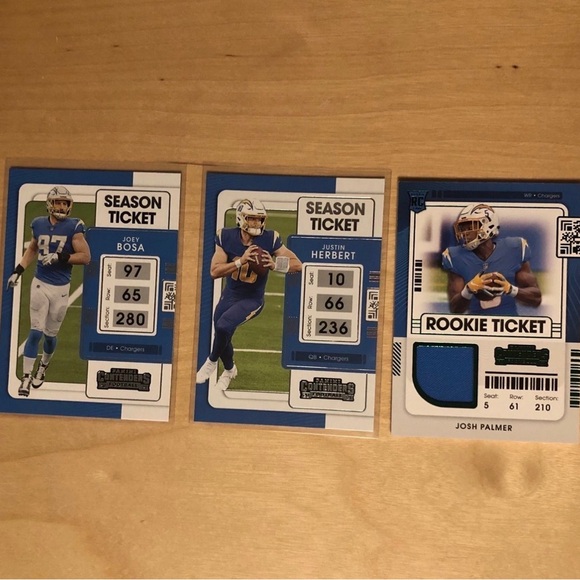 Panini Other - Panini NFL Los Angeles Chargers Football Card Lot